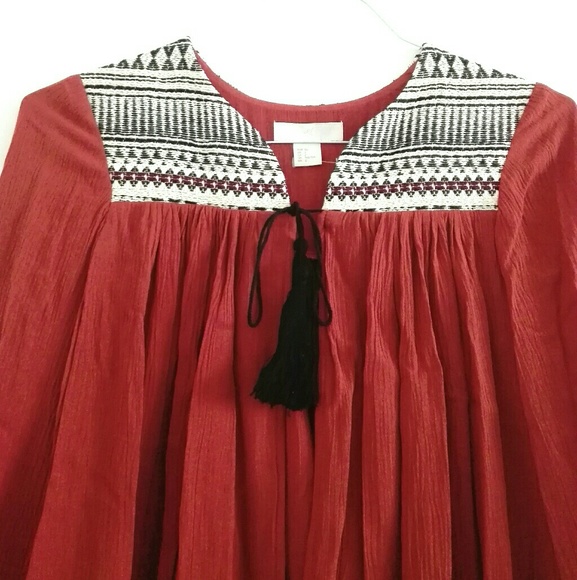 ❤️NEW H&M bohemian orange jacket - Picture 2 of 3